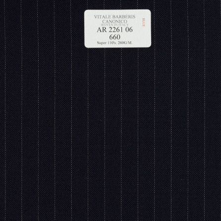 AR 2261 06 CANONICO - 100% Wool - Xanh Dương Sọc